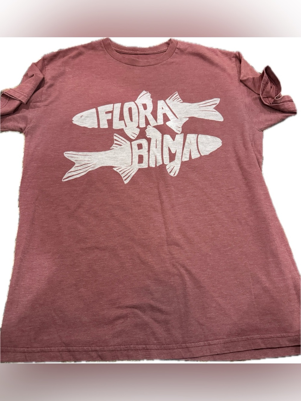 Flora Bama Short Sleeve Tee Fish No Tag Possible Med